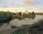 Isaac Levitan Evening bells, oil painting reproduction